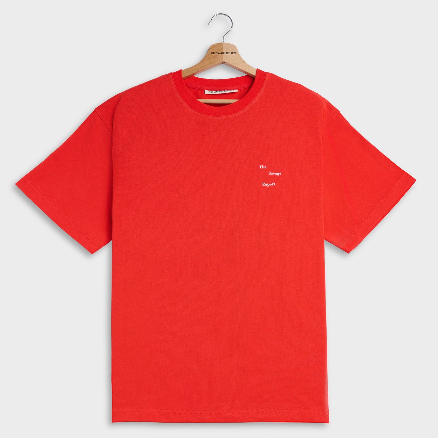Wavy Logo T-Shirt Red