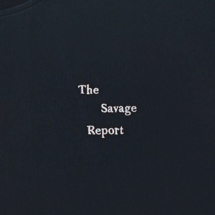 Wavy Logo T-Shirt Navy