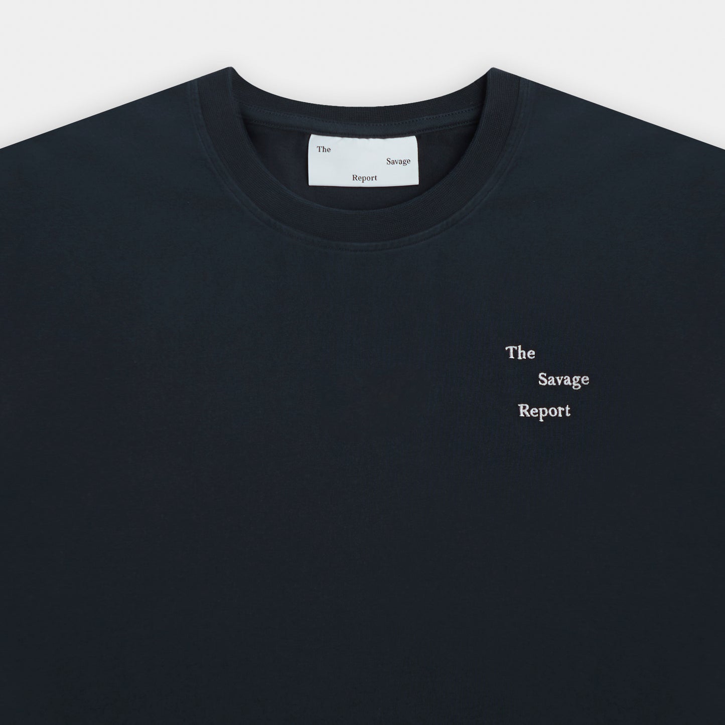 Wavy Logo T-Shirt Navy