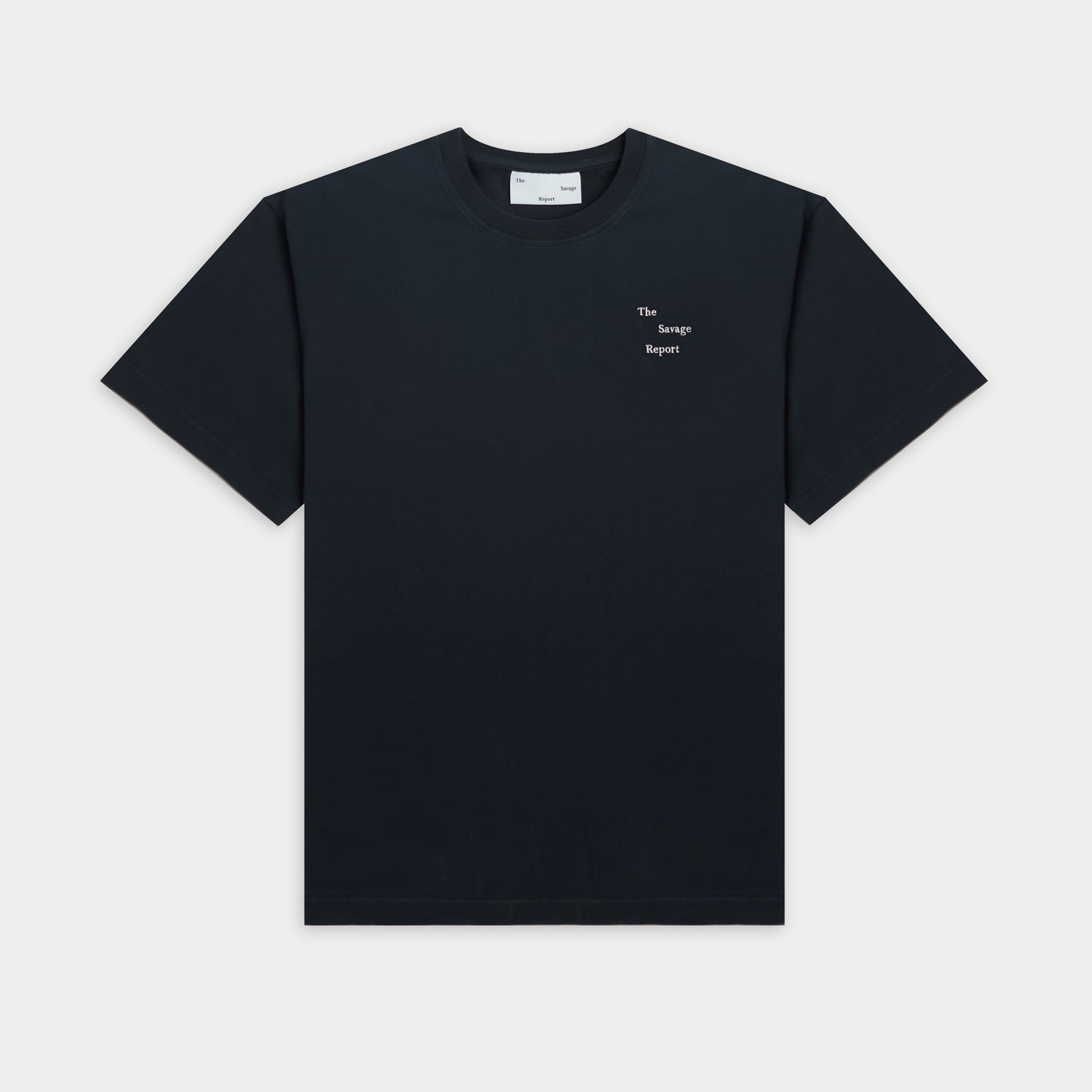Wavy Logo T-Shirt Navy