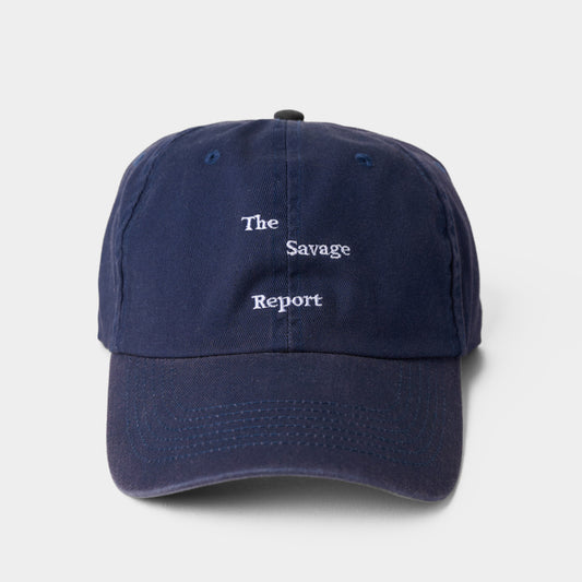 Wave logo cap navy