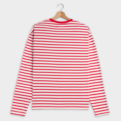 Striped Sweater Red/White