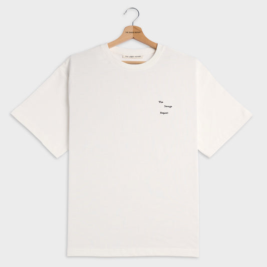 Wave Logo T-Shirt White