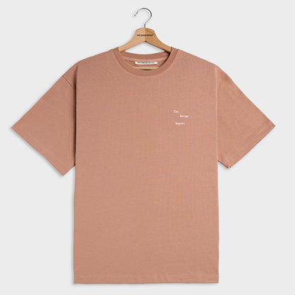 Wave Logo T-Shirt Brown