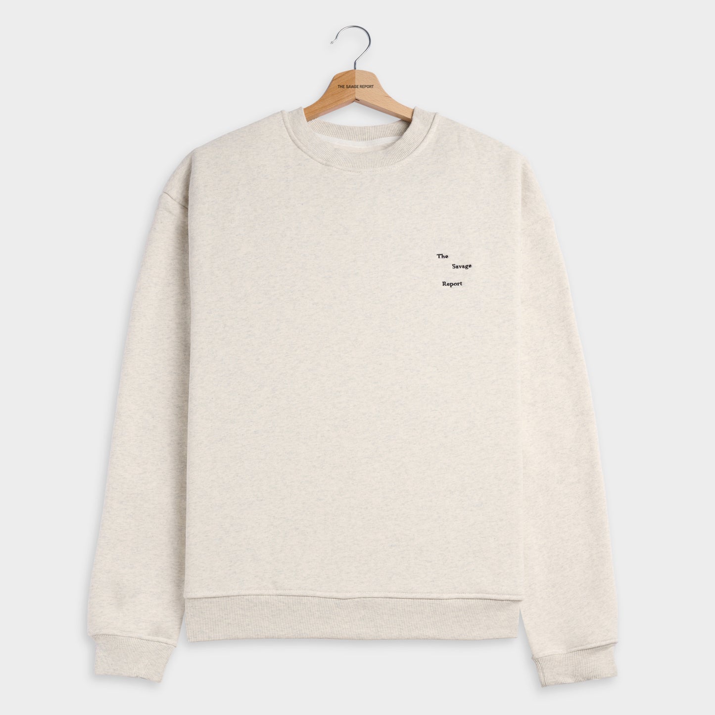 Wave Logo Crewneck Grey