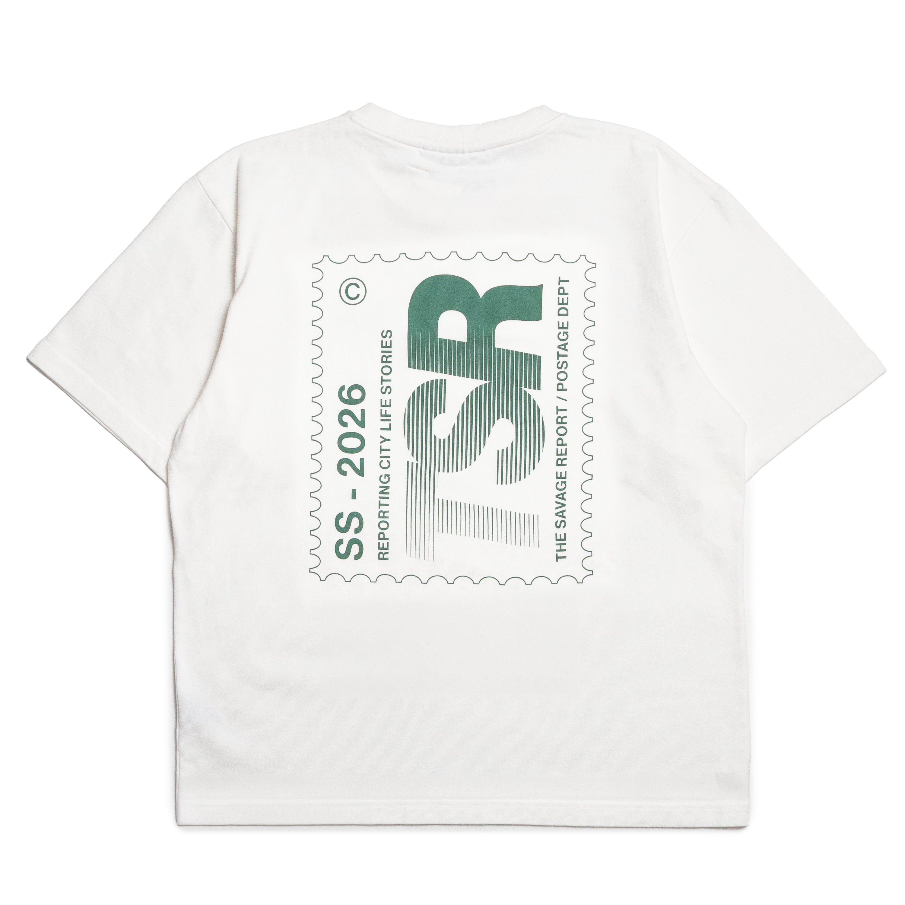 Stamp T-Shirt - Off White – The Savage Report