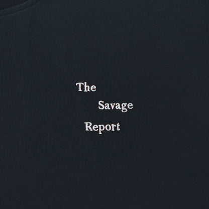 Wavy Logo T-Shirt Navy